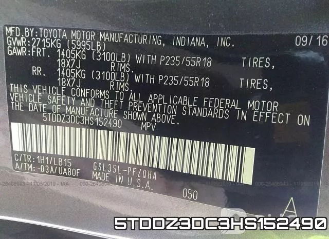5TDDZ3DC3HS152490 фото 10
