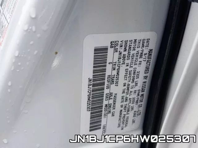 JN1BJ1CP6HW025307 фото 2