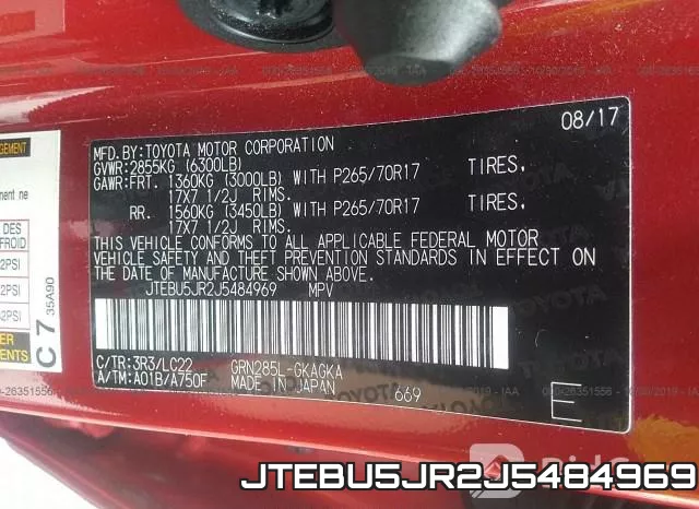 JTEBU5JR2J5484969 фото 10