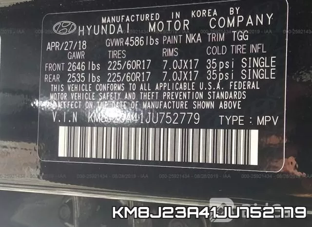 KM8J23A41JU752779 фото 10