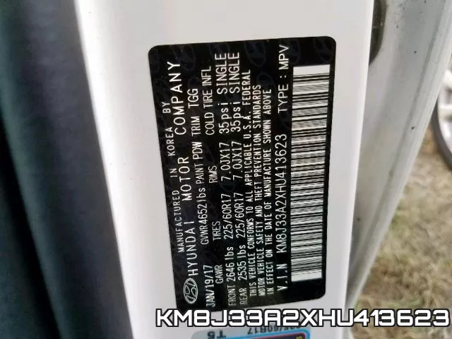 KM8J33A2XHU413623 фото 2