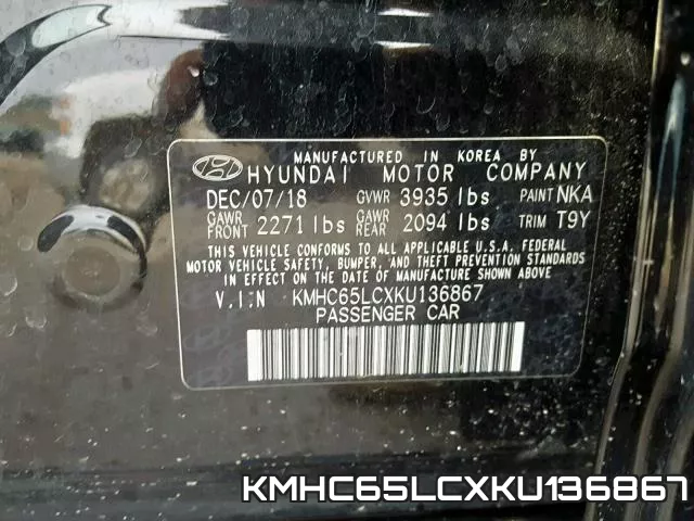 KMHC65LCXKU136867 фото 2