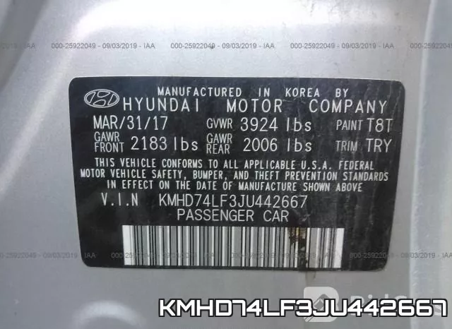 KMHD74LF3JU442667 фото 9