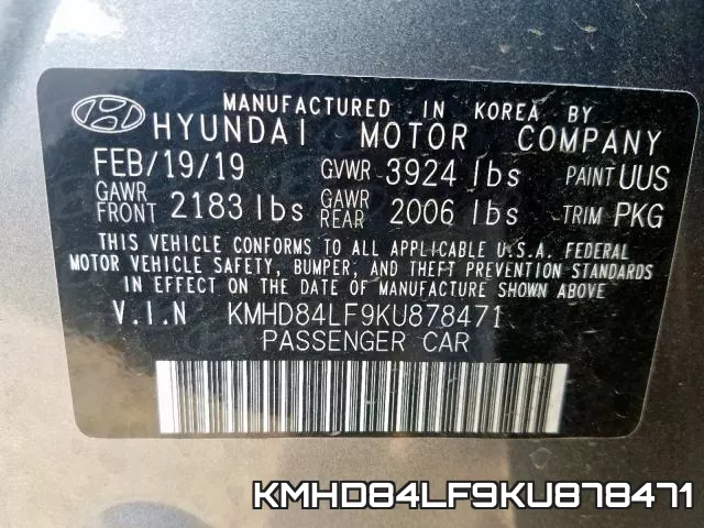 KMHD84LF9KU878471 фото 2