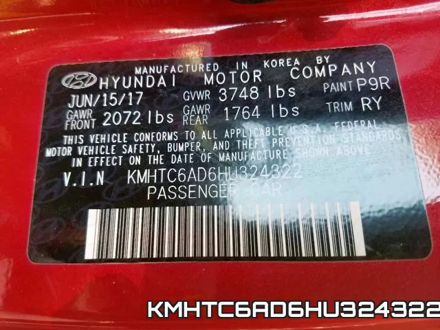 KMHTC6AD6HU324322 фото 2