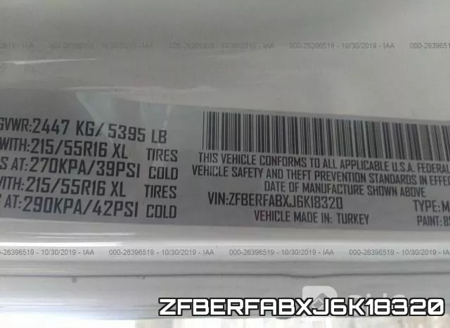 ZFBERFABXJ6K18320 фото 10