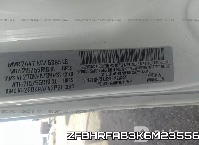 ZFBHRFAB3K6M23556 фото 10