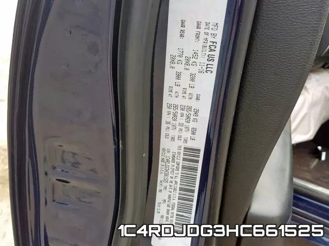 1C4RDJDG3HC661525 фото 2