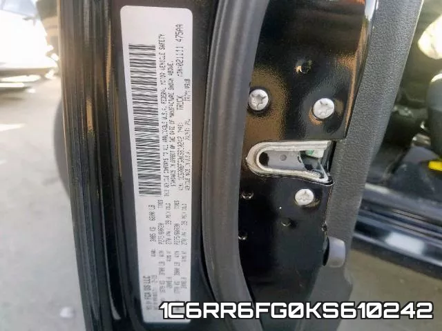 1C6RR6FG0KS610242 фото 2