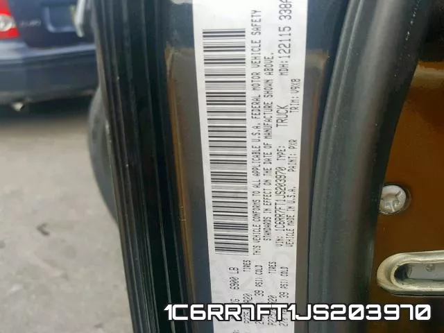 1C6RR7FT1JS203970 фото 2