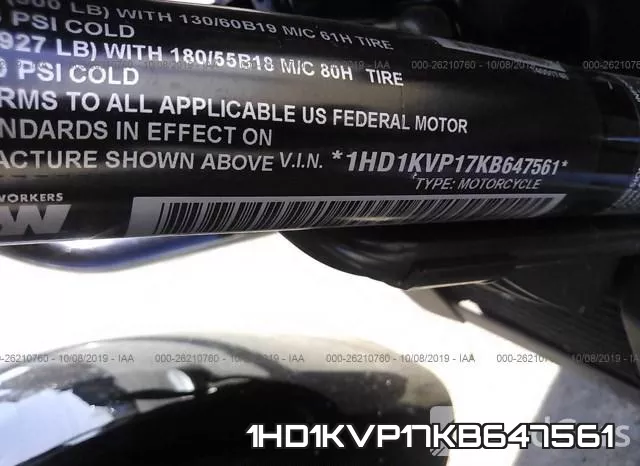1HD1KVP17KB647561 фото 2