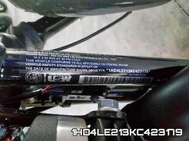 1HD4LE213KC423179 фото 2