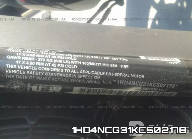 1HD4NCG31KC502178 фото 2