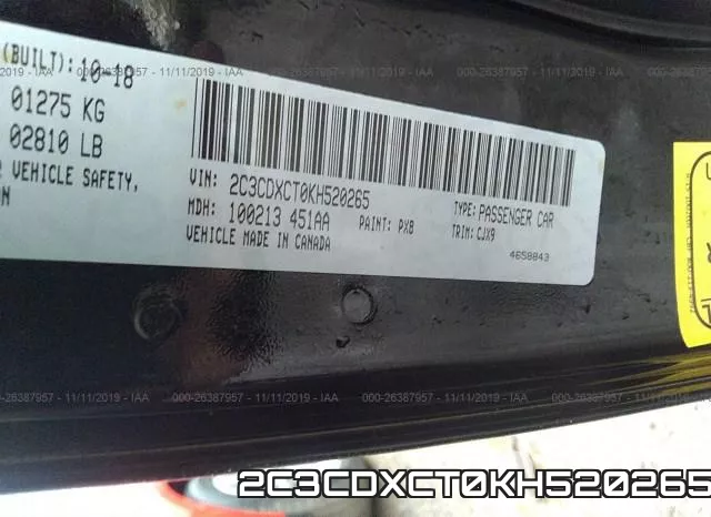 2C3CDXCT0KH520265 фото 10