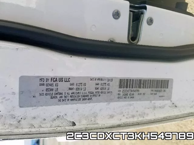 2C3CDXCT3KH549789 фото 2