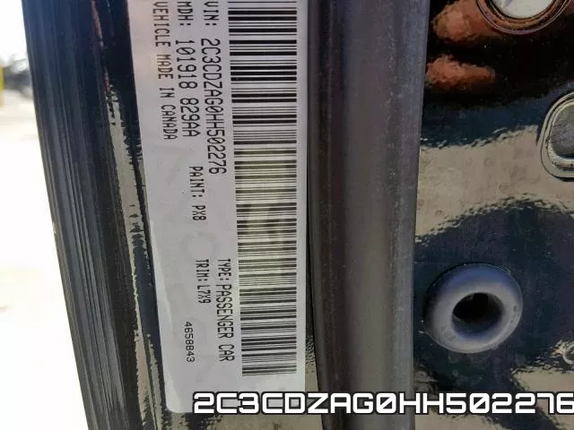 2C3CDZAG0HH502276 фото 2