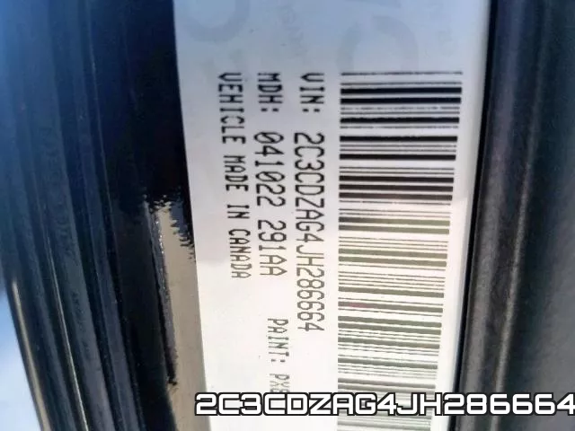 2C3CDZAG4JH286664 фото 2