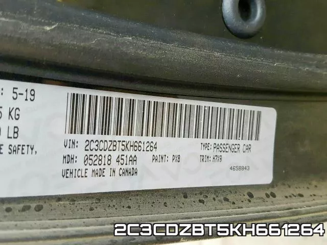 2C3CDZBT5KH661264 фото 2