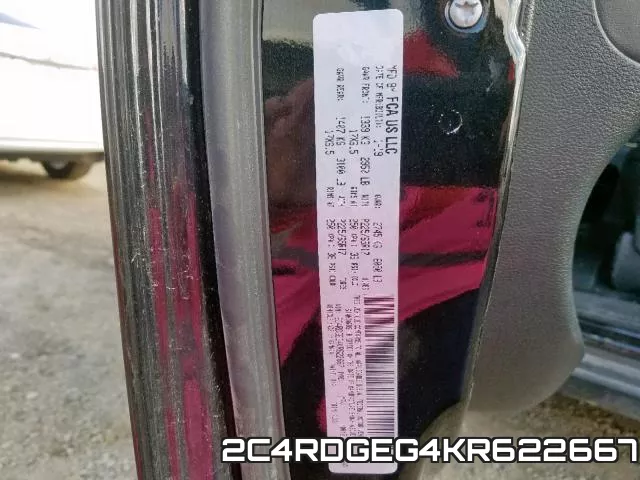 2C4RDGEG4KR622667 фото 2