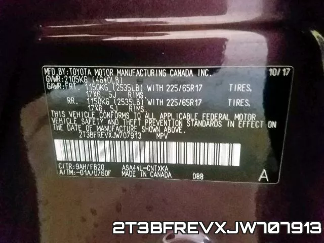2T3BFREVXJW707913 фото 2