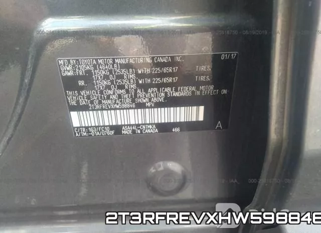2T3RFREVXHW598846 фото 10