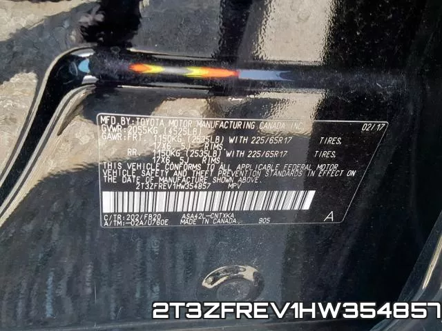 2T3ZFREV1HW354857 фото 2