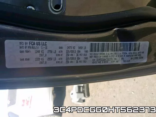 3C4PDCGG0HT562373 фото 2
