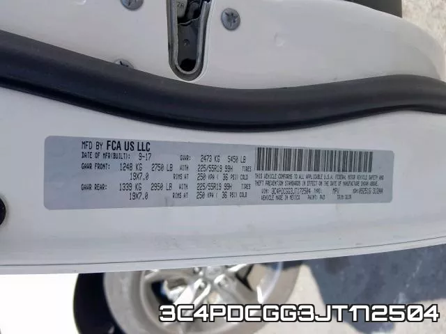 3C4PDCGG3JT172504 фото 2
