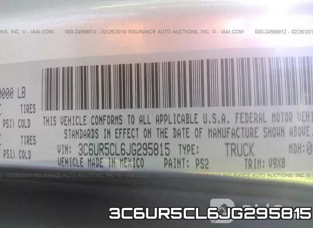 3C6UR5CL6JG295815 фото 10