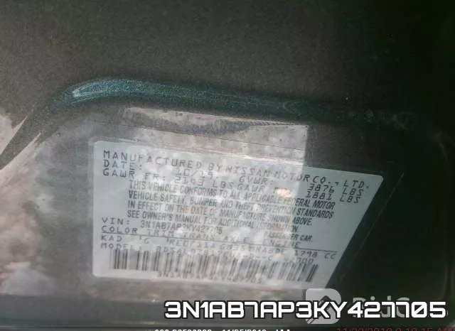 3N1AB7AP3KY427705 фото 10