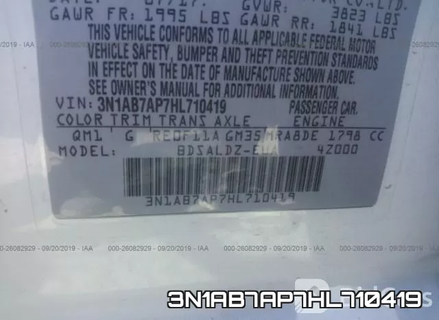 3N1AB7AP7HL710419 фото 10