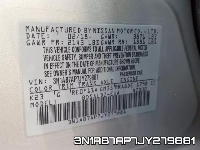 3N1AB7AP7JY279881 фото 2