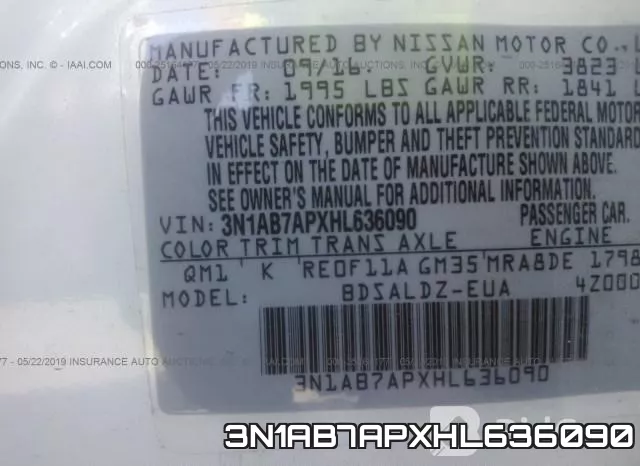 3N1AB7APXHL636090 фото 10