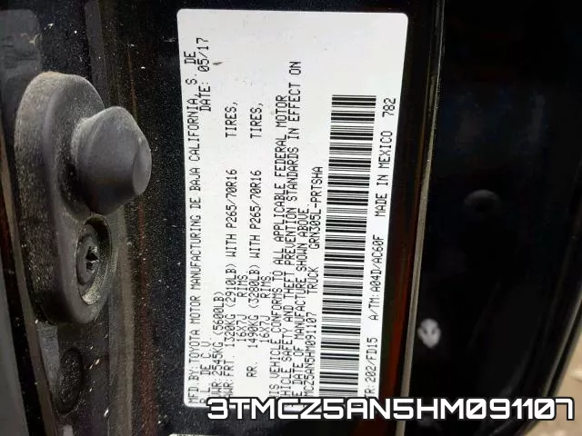3TMCZ5AN5HM091107 фото 2