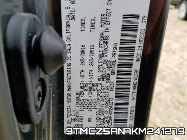 3TMCZ5AN7KM241273 фото 2