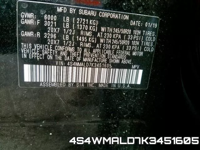 4S4WMALD7K3451605 фото 2