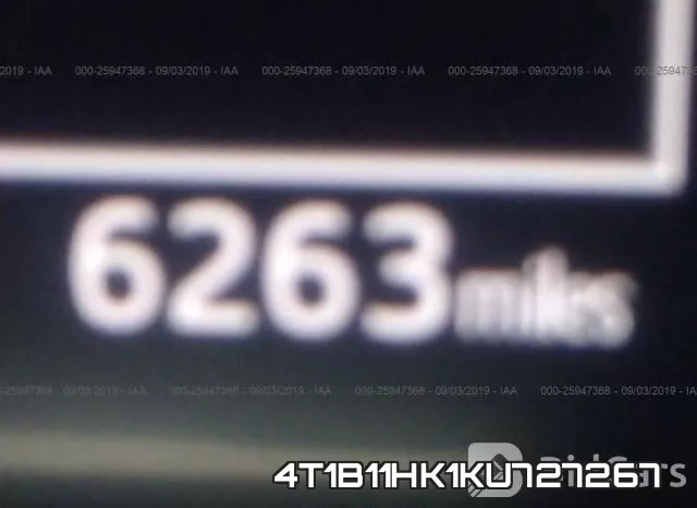 4T1B11HK1KU727267 фото 8