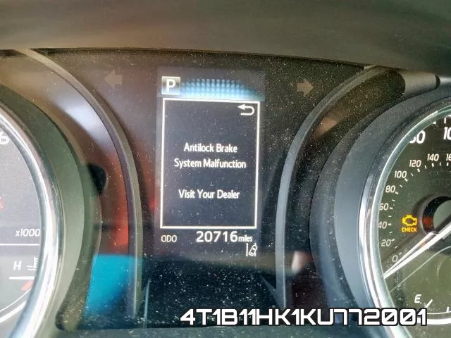 4T1B11HK1KU772001 фото 9