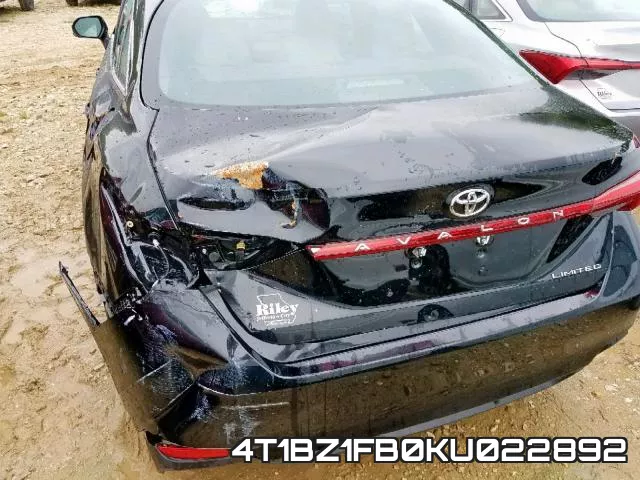 4T1BZ1FB0KU022892 фото 10
