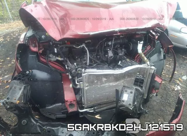 5GAKRBKD2HJ121579 фото 7
