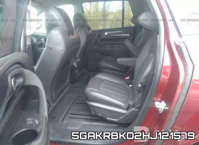 5GAKRBKD2HJ121579 фото 9