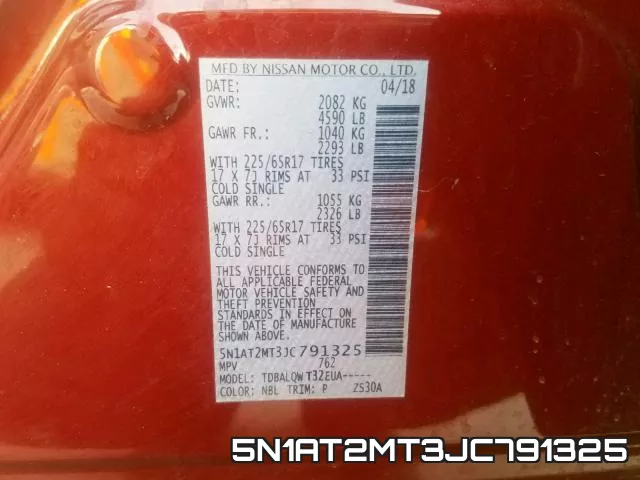 5N1AT2MT3JC791325 фото 2