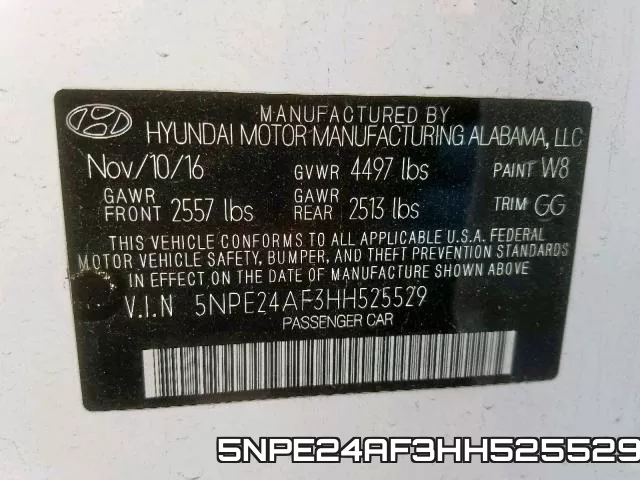 5NPE24AF3HH525529 фото 2