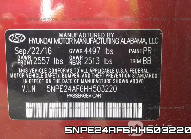 5NPE24AF6HH503220 фото 10