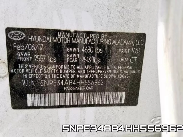 5NPE34AB4HH556962 фото 2