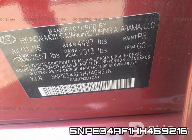 5NPE34AF1HH469216 фото 9