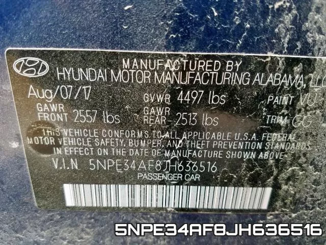 5NPE34AF8JH636516 фото 2