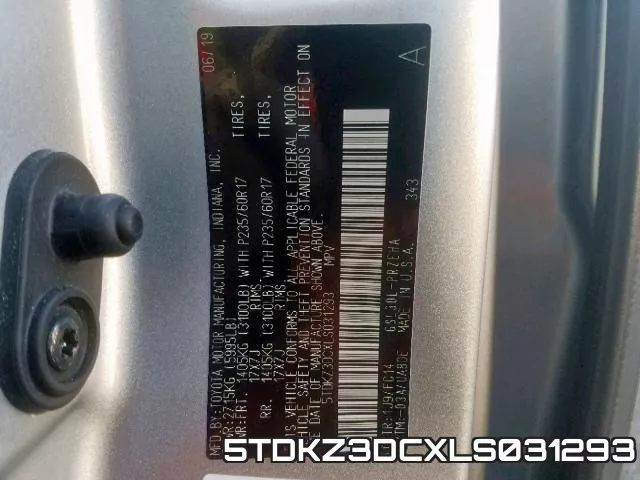 5TDKZ3DCXLS031293 фото 2