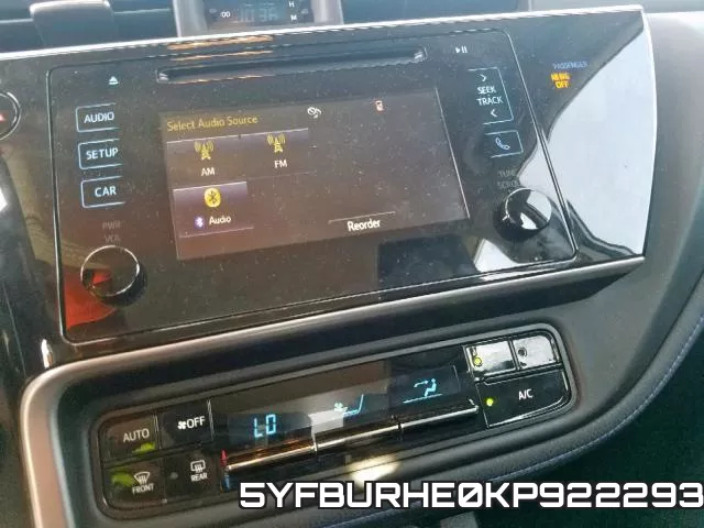 5YFBURHE0KP922293 фото 10