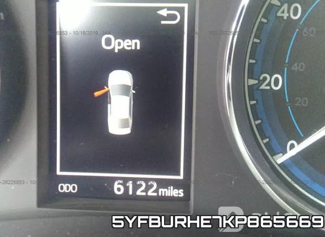 5YFBURHE7KP865669 фото 8